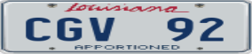 Truck License Plate
